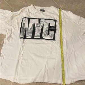 Men's White NYG Graphic T-Shirt
